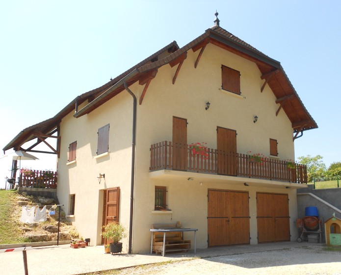 Construction d'une maison neuve de type bugiste - Lhuis dans l'Ain