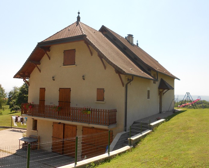 Construction d'une maison neuve de type bugiste - Lhuis dans l'Ain