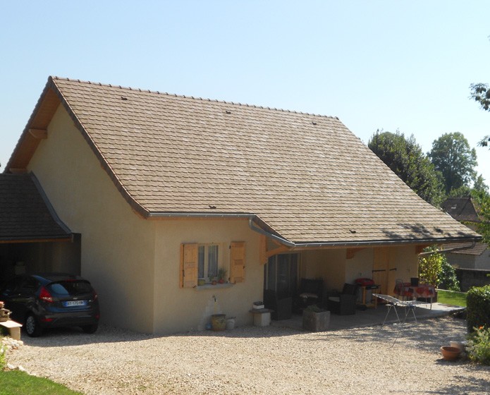 Construction d'une villa dans l'Ain par un maçon expérimenté