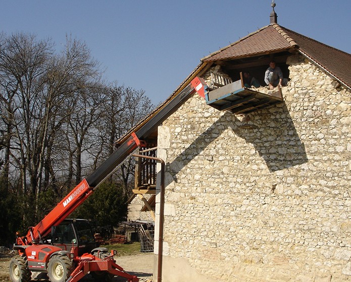 Ouverture de fenêtre avec jambage en pierre - Etape 2